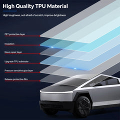 Precut Clear PPF for Tesla Cybertruck (2024–2026) | TPU Anti-Scratch Paint Protection Film