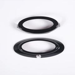 ABS Carbon Fiber / Black Logo Decoration Ring for Ford Maverick (2022+) | Front & Rear Cover