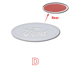 5.8cm Aluminum Steering Wheel Emblem Decal for Ford Focus / F-150 / Mondeo | Metal Badge