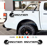 Body Side Decoration Graphic Decal for Ford Ranger T6 / XLT | 2-Piece Matte Vinyl Pickup Sticker