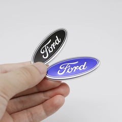 5.8cm Aluminum Steering Wheel Emblem Decal for Ford Focus / F-150 / Mondeo | Metal Badge
