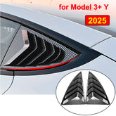 Side Window Louver Cover Sport Style for Tesla Model 3 / Model Y Juniper / Highland (2024) | 2-Piece
