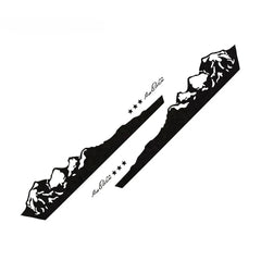 Door Side Vinyl Film Decal for Jeep Wrangler Unlimited Sport / Rubicon 392 / Gladiator | 2-Piece Sticker