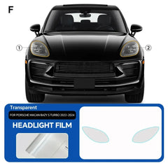 Precut PPF for Porsche Macan Base / S / Turbo (2022–2024) | TPU Headlight & Mirror Protection