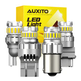 AUXITO BA15S P21W 7443 W21/5W Canbus LED | 2pc Parking DRL Brake