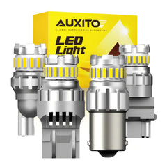 AUXITO BA15S P21W 7443 W21/5W Canbus LED | 2pc Parking DRL Brake