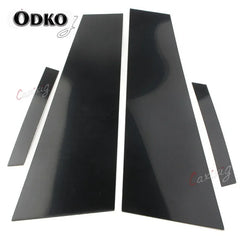 For Mercedes CLS C219 2006-2011 Car Pillar Posts Door Window Trim Cover Panel Stickers Styling Accessories Exterior Parts