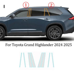 Precut PPF for Toyota Grand Highlander (2024–2025) | TPU Headlight, Mirror, Pillar & Door Handle