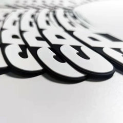 3D PVC Waterproof Tire & Rim Letter Decal | Automobile Motorcycle