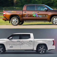 Body Side Door Decal for Toyota Tundra TRD / SR / SR5 / Limited / Platinum | 4-Piece Matte Vinyl Kit