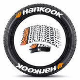 HANKOOK 3D PVC Tire Letter Sticker | OLPAY Cool Car Styling Tyre