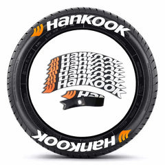 HANKOOK 3D PVC Tire Letter Sticker | OLPAY Cool Car Styling Tyre