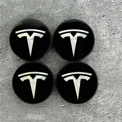 Tesla 56mm Wheel Center Caps 4Pcs Set - Original Style Hub Covers for Model 3 Y X S Auto Parts