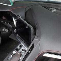 Real Carbon Fiber Navigation Screen Surround Trim for Corvette C8 Coupe / Z06 / Z51 (2020–2025)