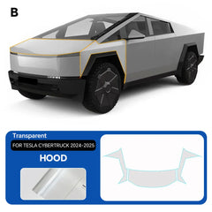 Precut PPF Clear Bra for Tesla Cybertruck (2024–2026) | 9-Mil TPU Paint Protection Film