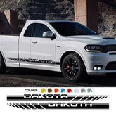 Door Side Stripe Decal for Dodge Dakota SLT / SXT / 5.9 / R/T / V6 | 2-Piece Vinyl Truck Graphic