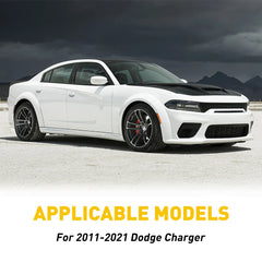 Gloss Black B&C Pillar Post Cover for Dodge Charger (2011–2021) | 6pc