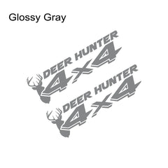 Deer Hunter 4x4 Sport Decal | Universal Pickup Sticker for Ford F-150, Toyota Hilux, Dodge RAM, Nissan Navara & More