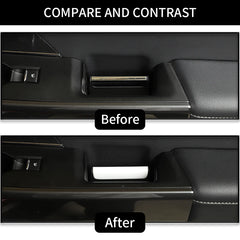 BAWA Car Door Inner Handle Decoration Stickers Protection Cover Interior Accessories For Ford F150 2021 2022 2023 2024 2025