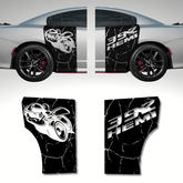 Juego de calcomanías laterales Super Bee Scat Pack 392 (paquete de 2) para Dodge Charger 2015-2023