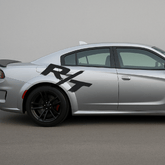 Calcomanía para Dodge Challenger y Charger R/T (2015-2023): vinilo premium para auto, ventana o carrocería