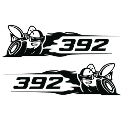 392 Scat Pack Super Bee Vinyl Decal – Dodge Challenger & Charger Sticker – Mopar Muscle Car Graphic