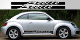 Volkswagen Beetle Script Side Decals