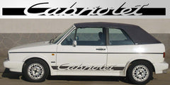 Volkswagen Golf Cabriolet Decal Pair