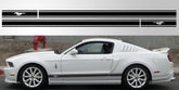Mustang GT Logo Triple Stripe Vinyl Decal