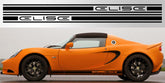 Lotus Elise Triple Stripe Vinyl Decals
