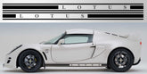 Lotus Exige Triple Stripe Vinyl Decals