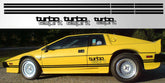 Lotus Esprit Turbo Full Decal Kit