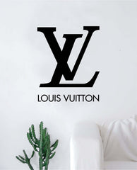 Louis Vuitton Logo Wall Decal – Luxury Designer Vinyl Sticker for Bedroom, Home Decor, Girls Room, Fashion-Inspired Art