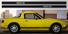 Mazda Miata MX-5 Triple Stripe Decal Graphic