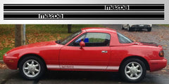 Mazda Miata MX-5 Triple Stripe Decal