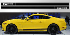 Mustang GT 500 Triple Stripe Vinyl Decal Version 2
