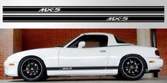 Miata MX-5 Triple Stripe Decal Graphic