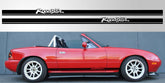 Mazda Miata MX 5 Roadster Double Stripe Decal Set
