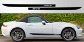 Mazda Miata MX-5 ND Door Stripe Decal Graphic