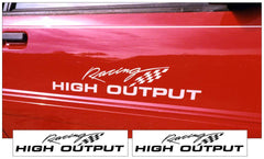 High Output Racing Decal Set