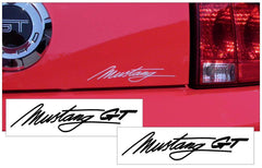 Mustang GT Script Decal Set - 2.25" x 10"