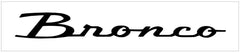 Ford Bronco Windshield Decal - 4" x 33"