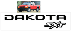 2002-03 Dodge Dakota - DAKOTA SXT - Tailgate Decal