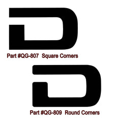 1994-02 Dodge Ram Truck - Dodge - Tailgate Decal - Square Corners