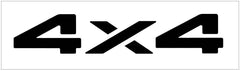 1994-02 Dodge Truck Ram & Dakota - 4x4 - Tailgate Decal - 2.15" x 11.4"