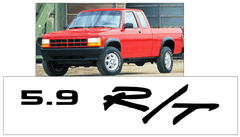1998-03 Dodge Dakota - 5.9 R/T - Tailgate Decal