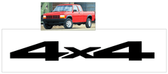 1994-99 Dodge Dakota - 4x4 - Tailgate Decal