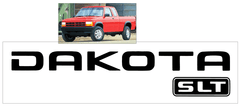 2003-04 Dodge Dakota - DAKOTA SLT - Tailgate Decal