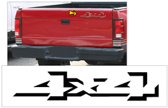 1989-90 Dodge Dakota - 4x4 - Tailgate Decal