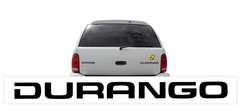 2001-03 Dodge DURANGO - Door / Lift Gate Name Decal - 1" x 12.75"